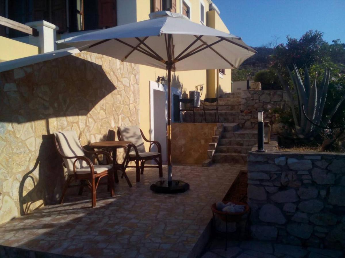Kalypso Apartment Chalki Town Bagian luar foto